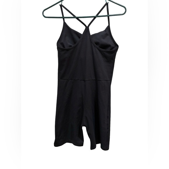 The Girlfriend Collective The Barre Unitard Romper Bodysuit Black - Picture 6 of 9